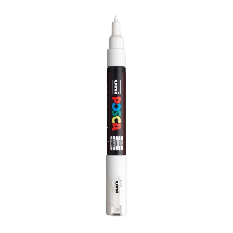 Posca PC-1MC Verfstift Wit - Acrylmarker Extra Fijn