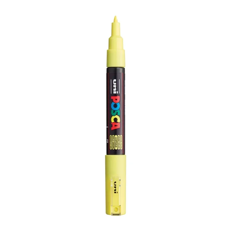 Posca PC-1MC Verfstift Zonnig Geel - Acrylmarker Extra Fijn
