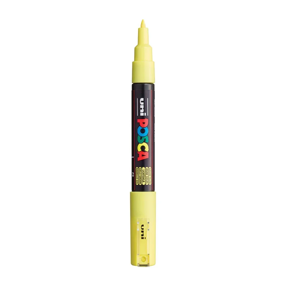 Posca PC-1MC Verfstift Zonnig Geel - Acrylmarker Extra Fijn