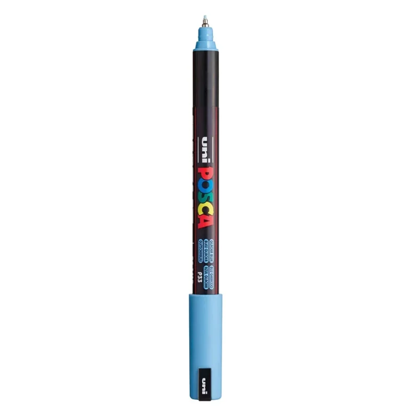 Posca PC-1MR Verfstift Gletsjer Blauw - Acrylmarker Ultra Fijn