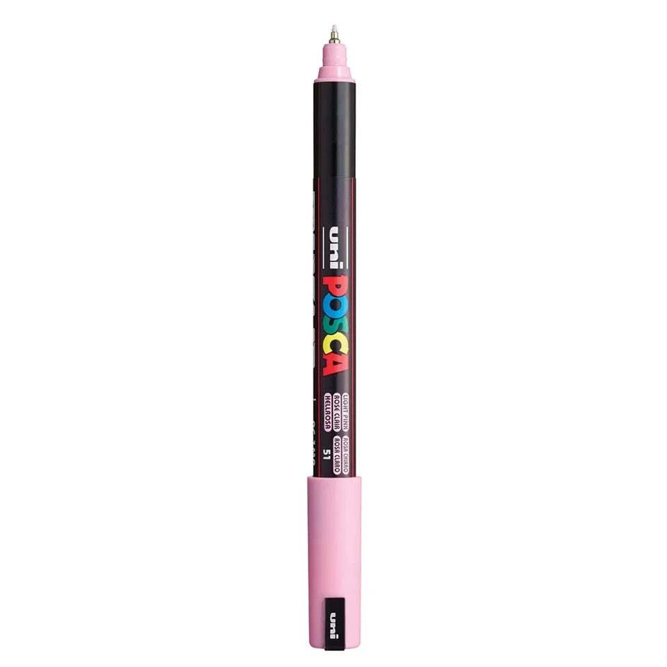 Posca PC-1MR Verfstift Licht Roze - Acrylmarker Ultra Fijn