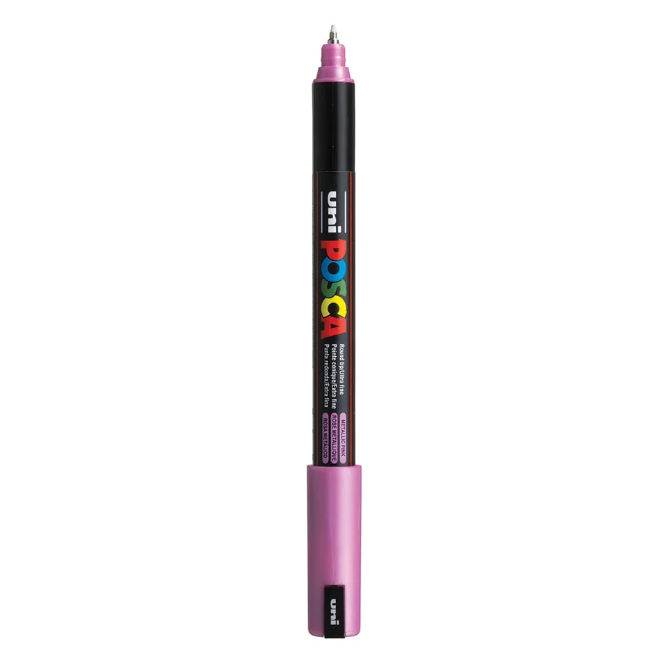 Posca PC-1MR Verfstift Metallic Roze - Acrylmarker Ultra Fijn