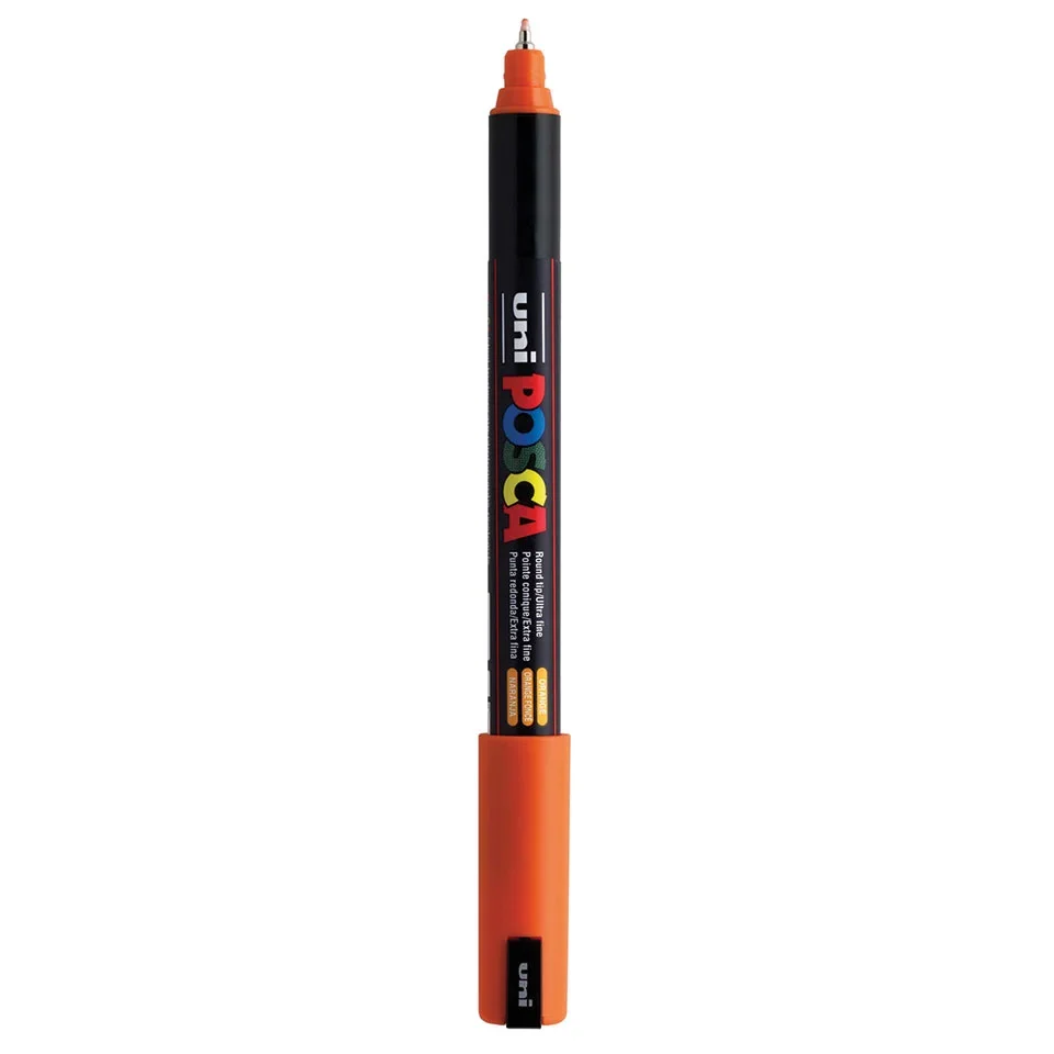 Posca PC-1MR Verfstift Oranje - Acrylmarker Ultra Fijn