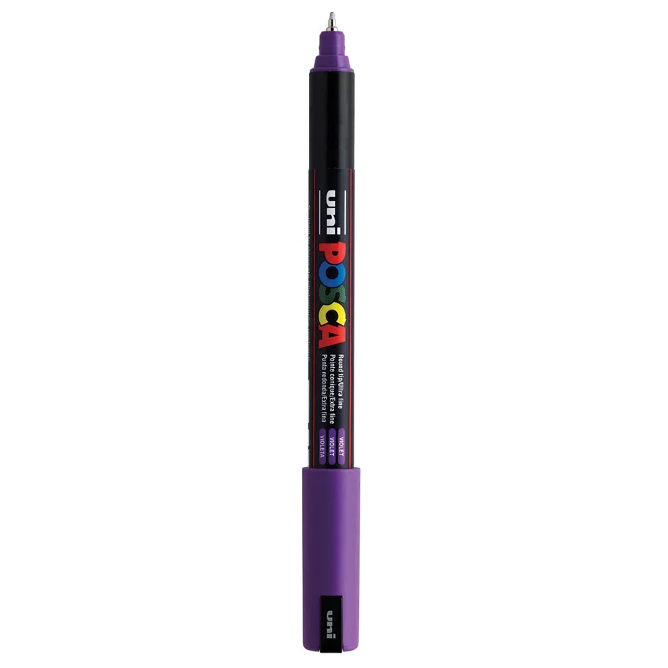 Posca PC-1MR Verfstift Violet - Acrylmarker Ultra Fijn