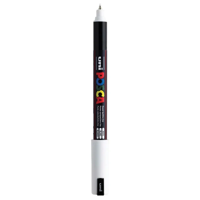 Posca PC-1MR Verfstift Wit - Acrylmarker Ultra Fijn