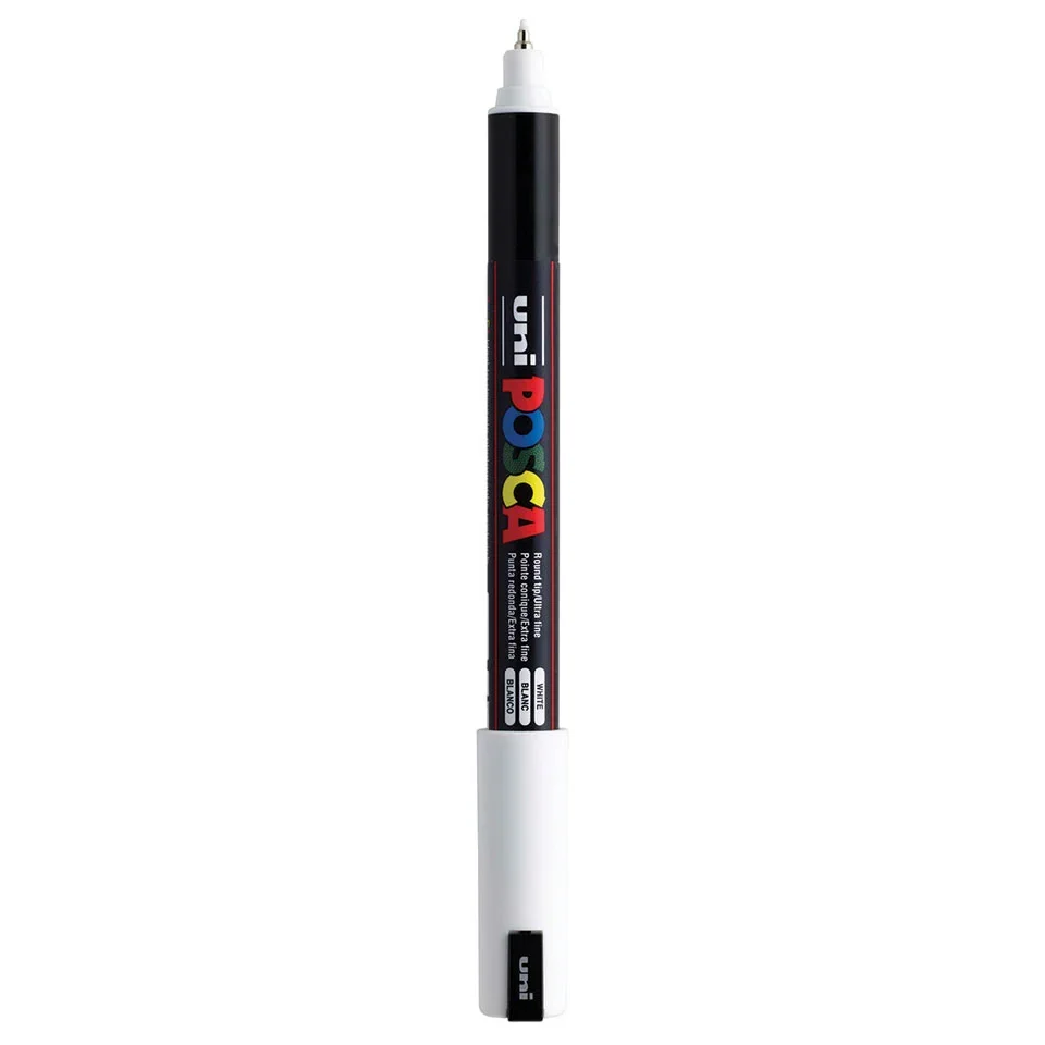 Posca PC-1MR Verfstift Wit - Acrylmarker Ultra Fijn