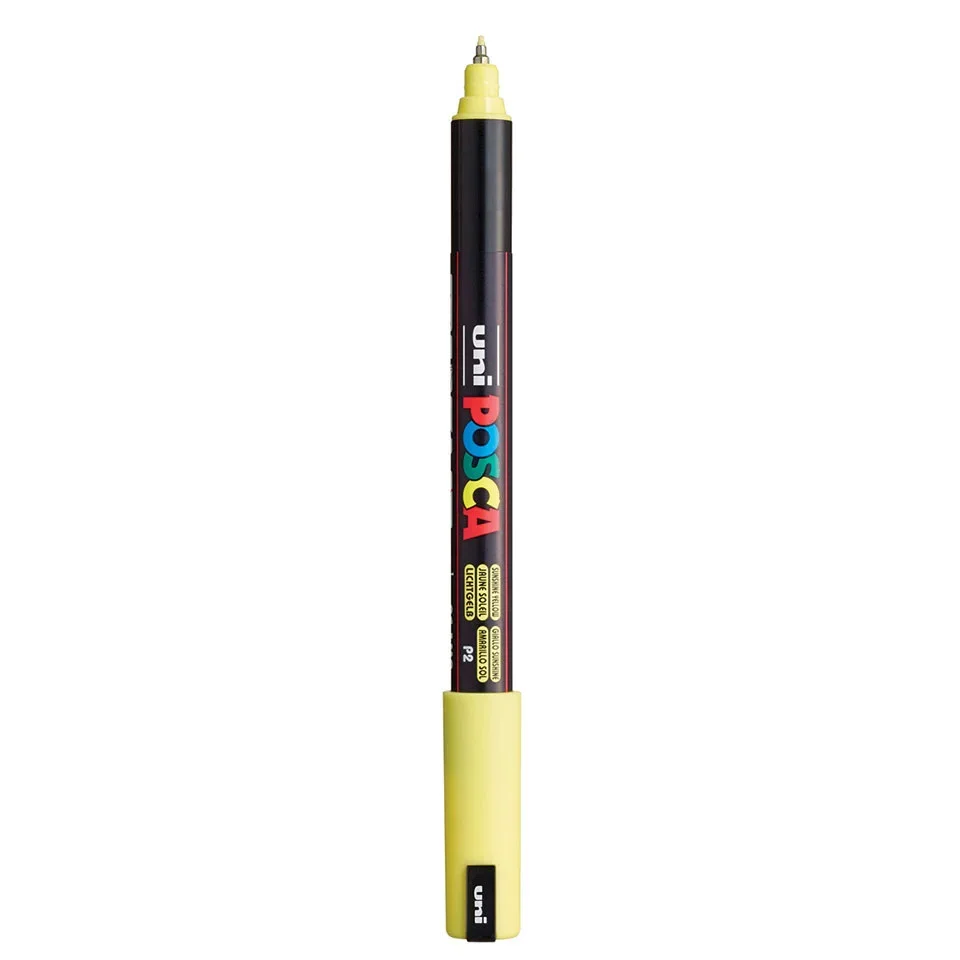 Posca PC-1MR Verfstift Zonnig Geel - Acrylmarker Ultra Fijn