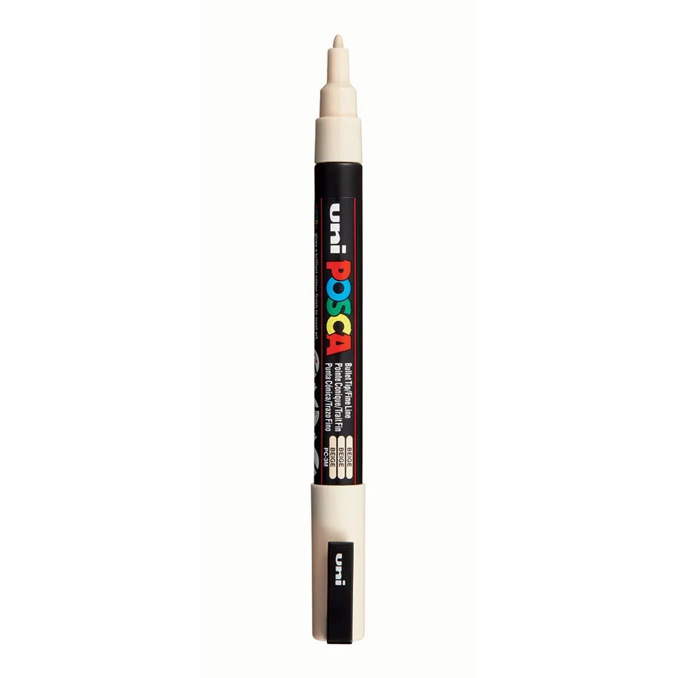 Posca PC-3M Verfstift Beige - Acrylmarker Fijn
