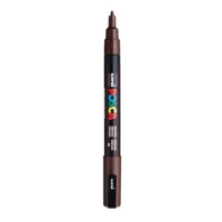 Posca PC-3M Verfstift Donker Bruin - Acrylmarker Fijn