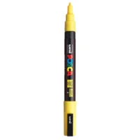 Posca PC-3M Verfstift Geel - Acrylmarker Fijn