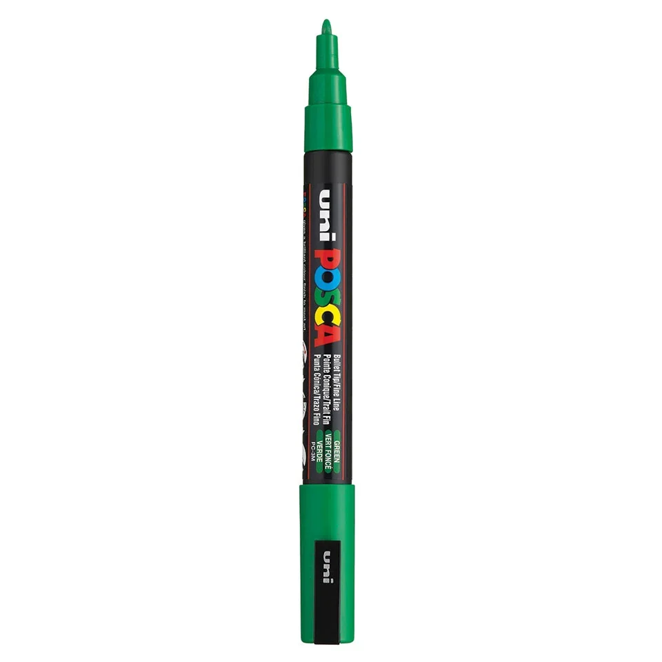 Posca PC-3M Verfstift Groen - Acrylmarker Fijn