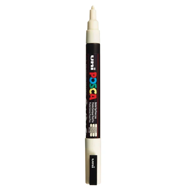Posca PC-3M Verfstift Ivoor - Acrylmarker Fijn