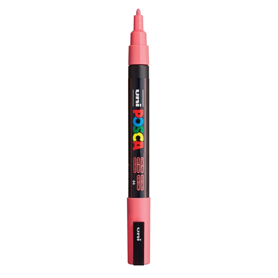 Posca PC-3M Verfstift Koraal Roze - Acrylmarker Fijn