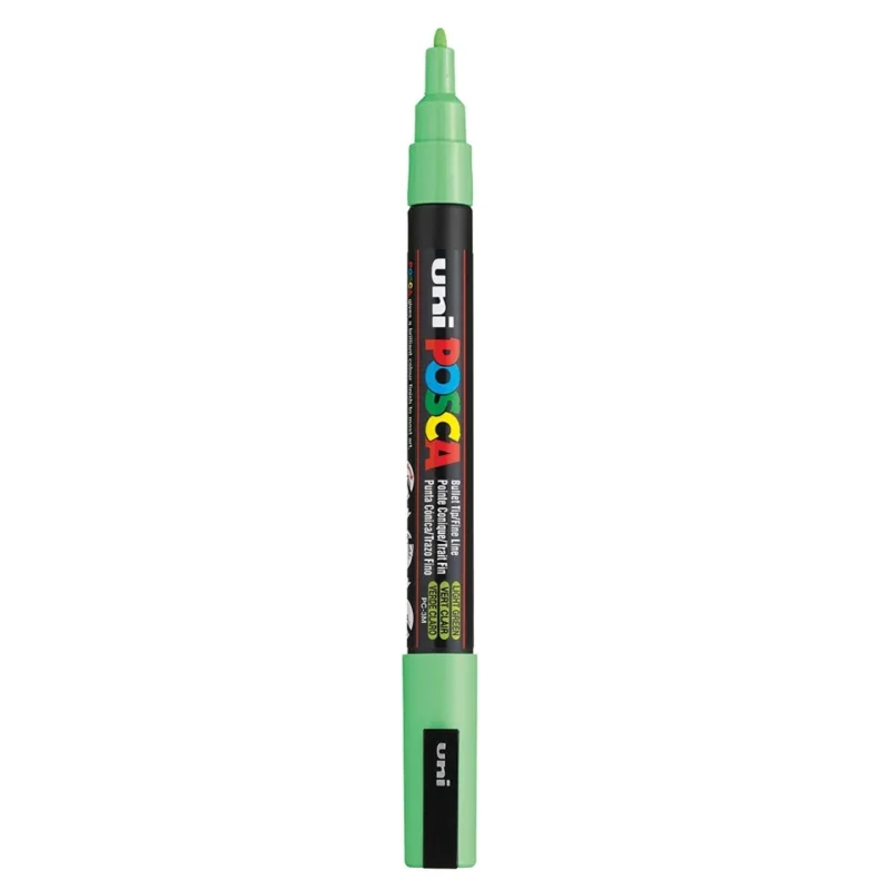 Posca PC-3M Verfstift Licht Groen - Acrylmarker Fijn