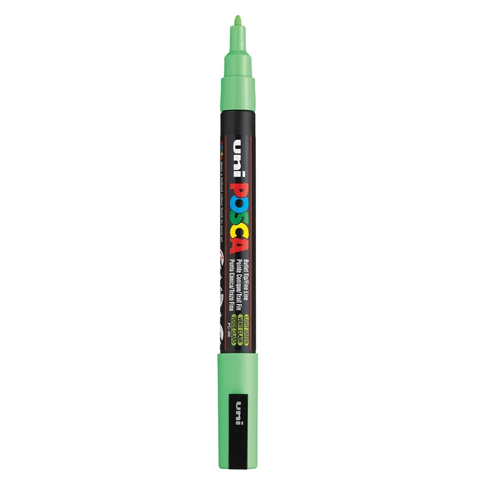 Posca PC-3M Verfstift Licht Groen - Acrylmarker Fijn