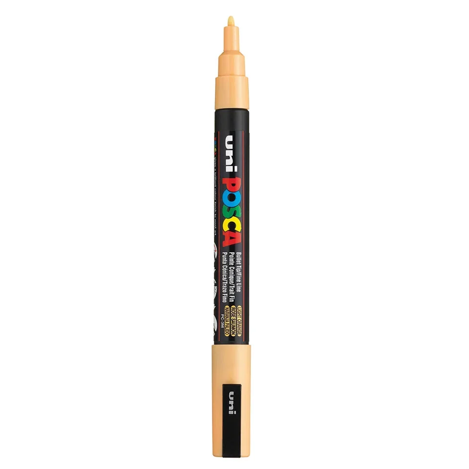 Posca PC-3M Verfstift Licht Oranje - Acrylmarker Fijn