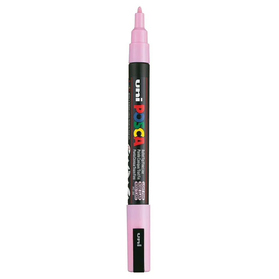 Posca PC-3M Verfstift Licht Roze - Acrylmarker Fijn
