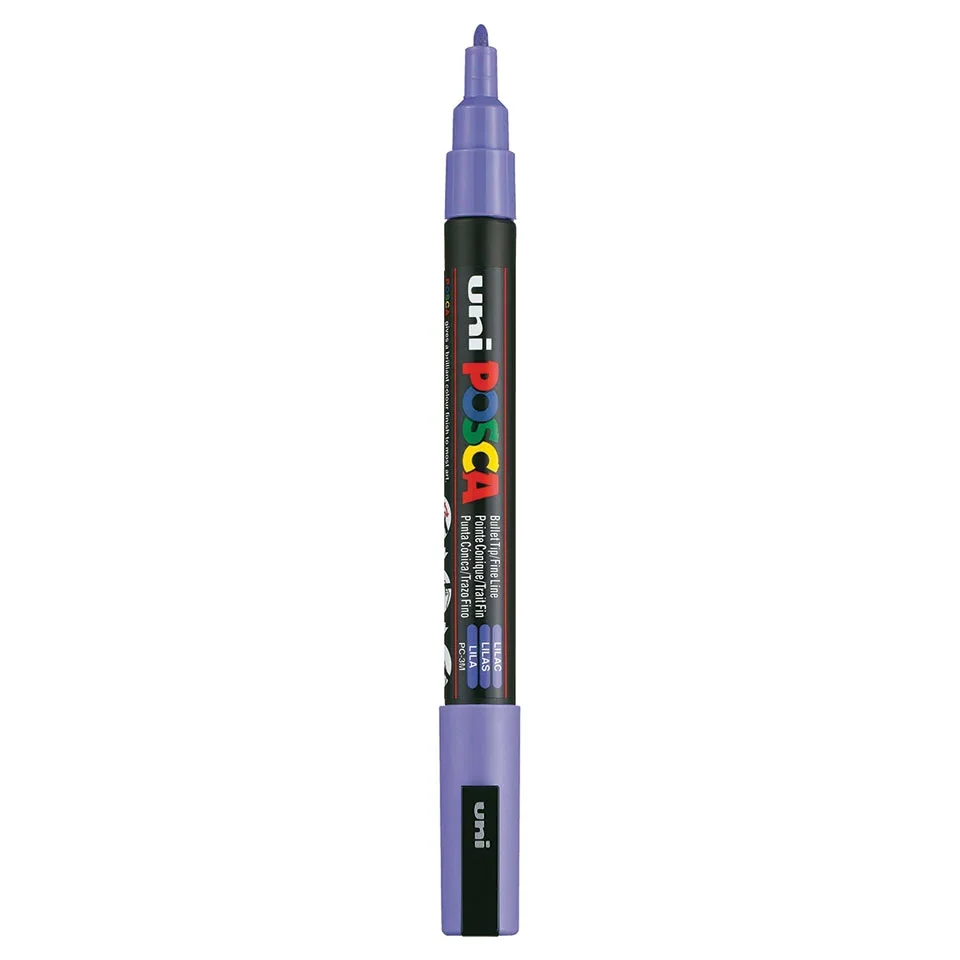 Posca PC-3M Verfstift Lila - Acrylmarker Fijn