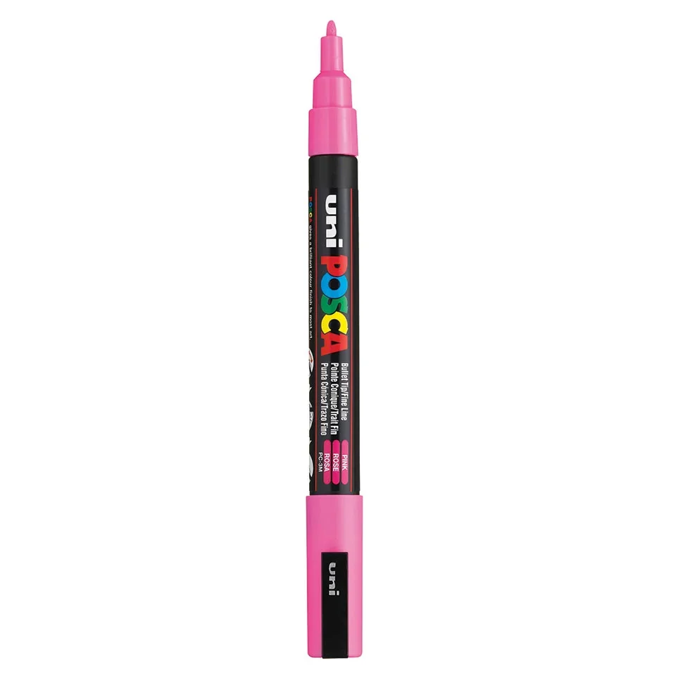 Posca PC-3M Verfstift Roze - Acrylmarker Fijn