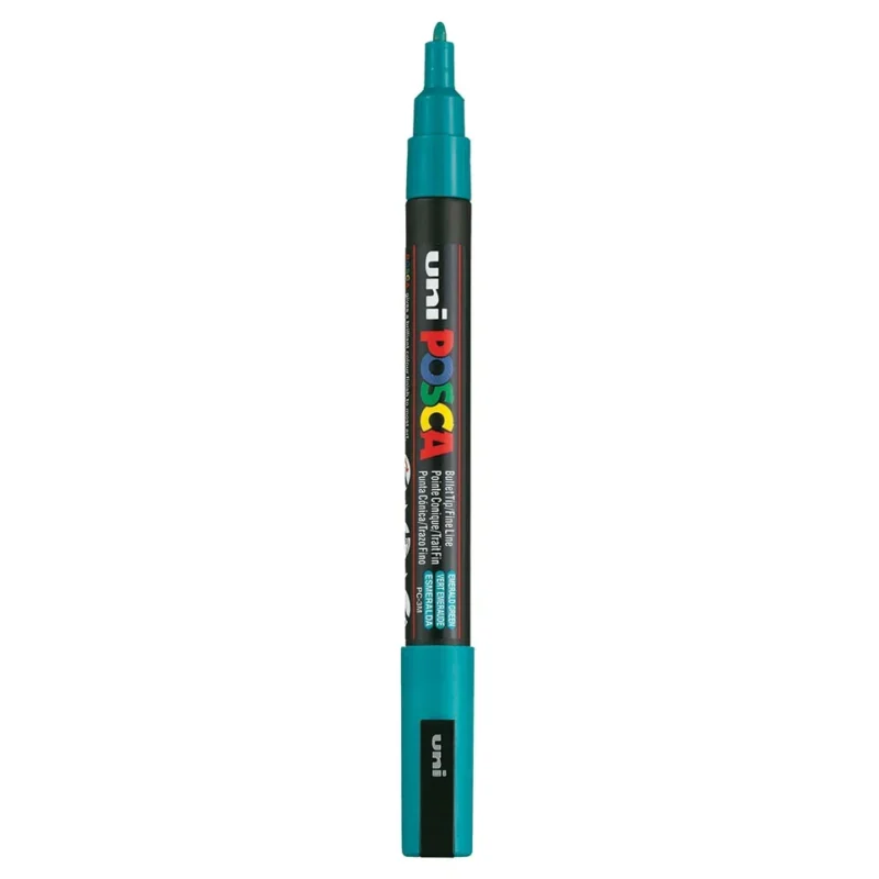 Posca PC-3M Verfstift Smaragd Groen - Acrylmarker Fijn