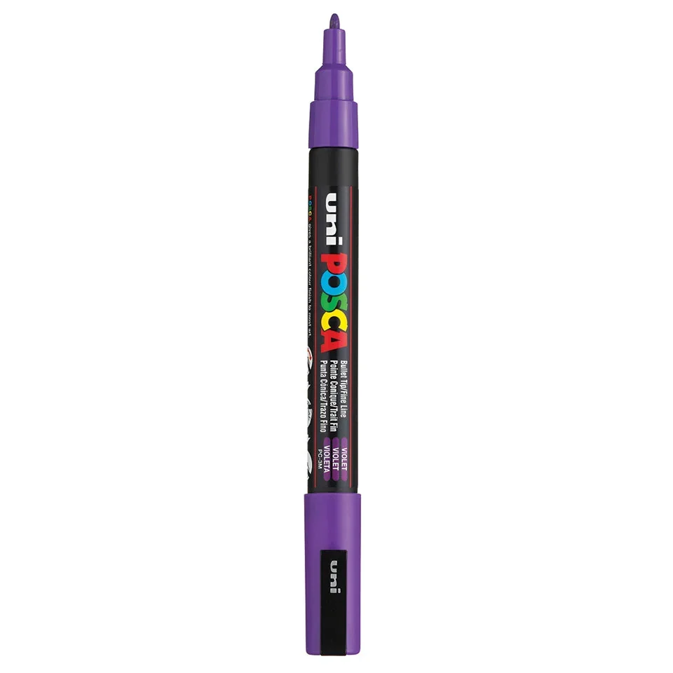 Posca PC-3M Verfstift Violet - Acrylmarker Fijn