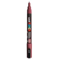 Posca PC-3M Verfstift Wijn Rood - Acrylmarker Fijn