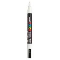 Posca PC-3M Verfstift Wit - Acrylmarker Fijn