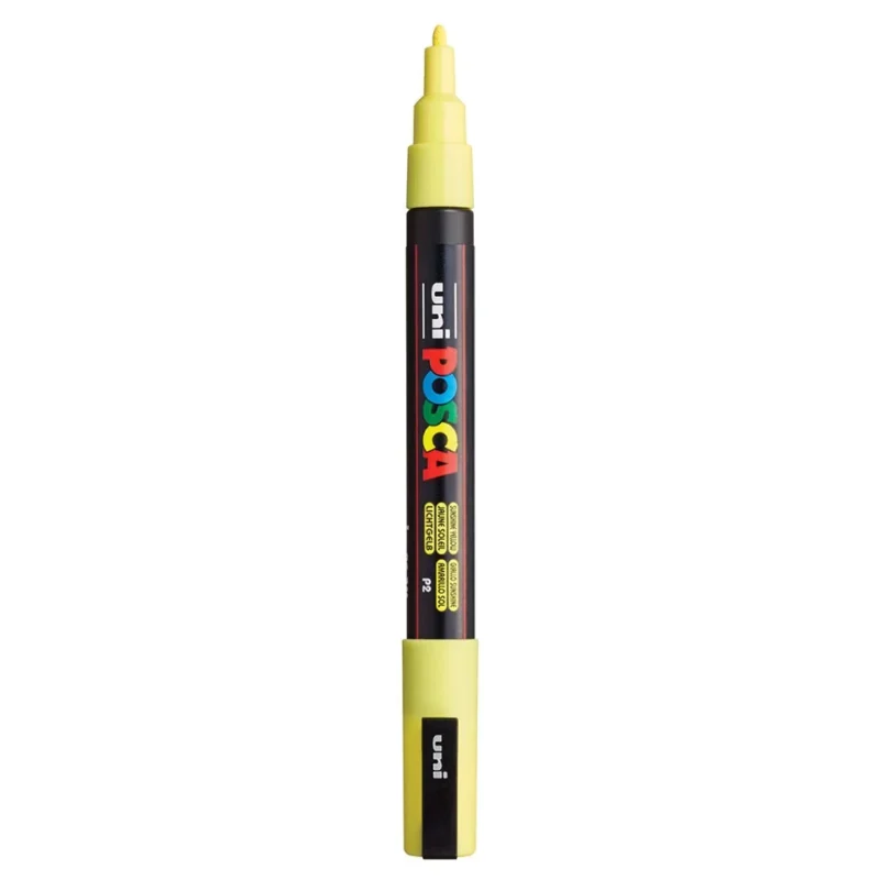 Posca PC-3M Verfstift Zonnig Geel - Acrylmarker Fijn