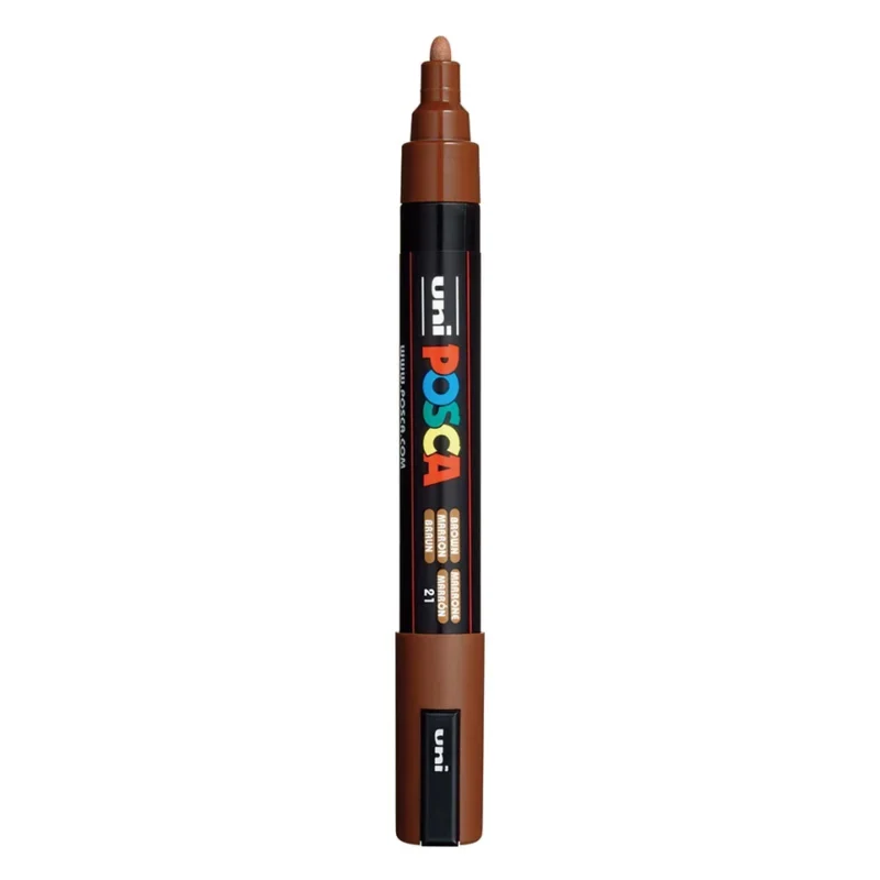 Posca PC-5M Verfstift Bruin - Acrylmarker Medium