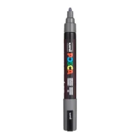 Posca PC-5M Verfstift Diep Grijs - Acrylmarker Medium