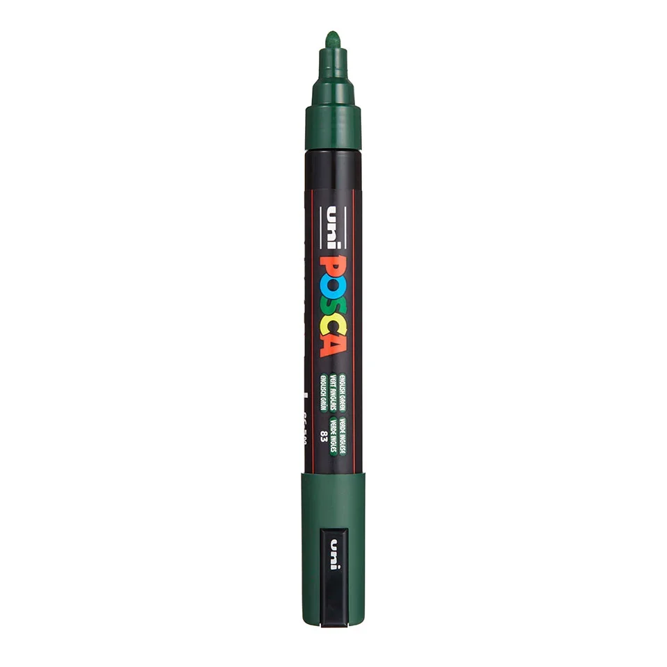 Posca PC-5M Verfstift Engels Groen - Acrylmarker Medium