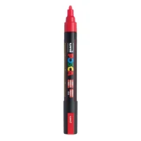 Posca PC-5M Verfstift Fluo Rood - Acrylmarker Medium
