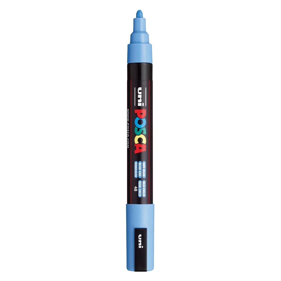 Posca PC-5M Verfstift Hemel Blauw - Acrylmarker Medium