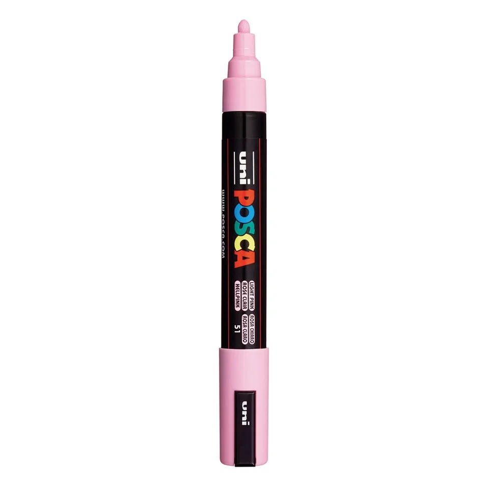 Posca PC-5M Verfstift Licht Roze - Acrylmarker Medium