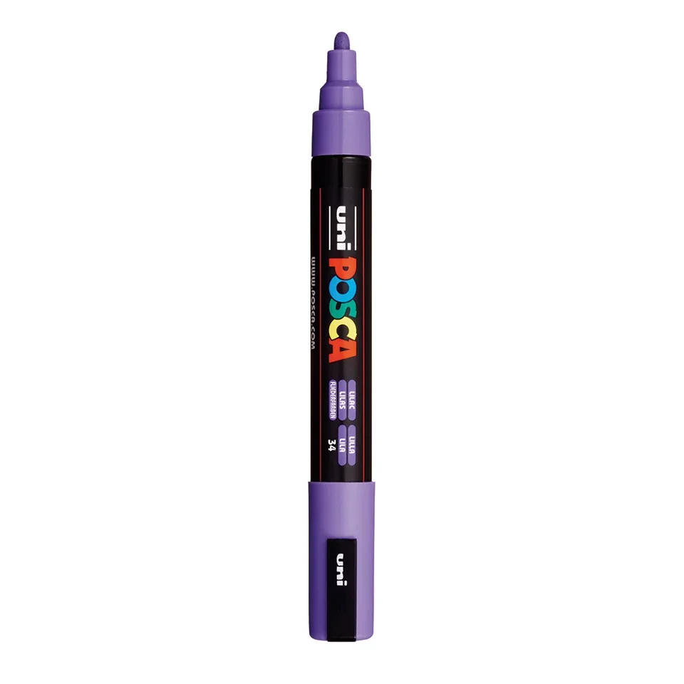 Posca PC-5M Verfstift Lila - Acrylmarker Medium