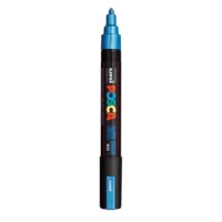 Posca PC-5M Verfstift Metallic Blauw - Acrylmarker Medium