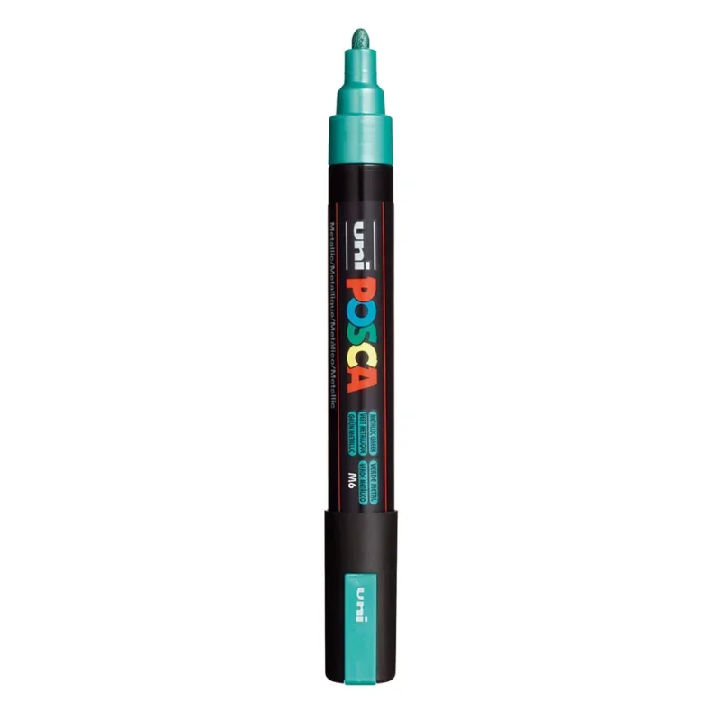 Posca PC-5M Verfstift Metallic Groen - Acrylmarker Medium