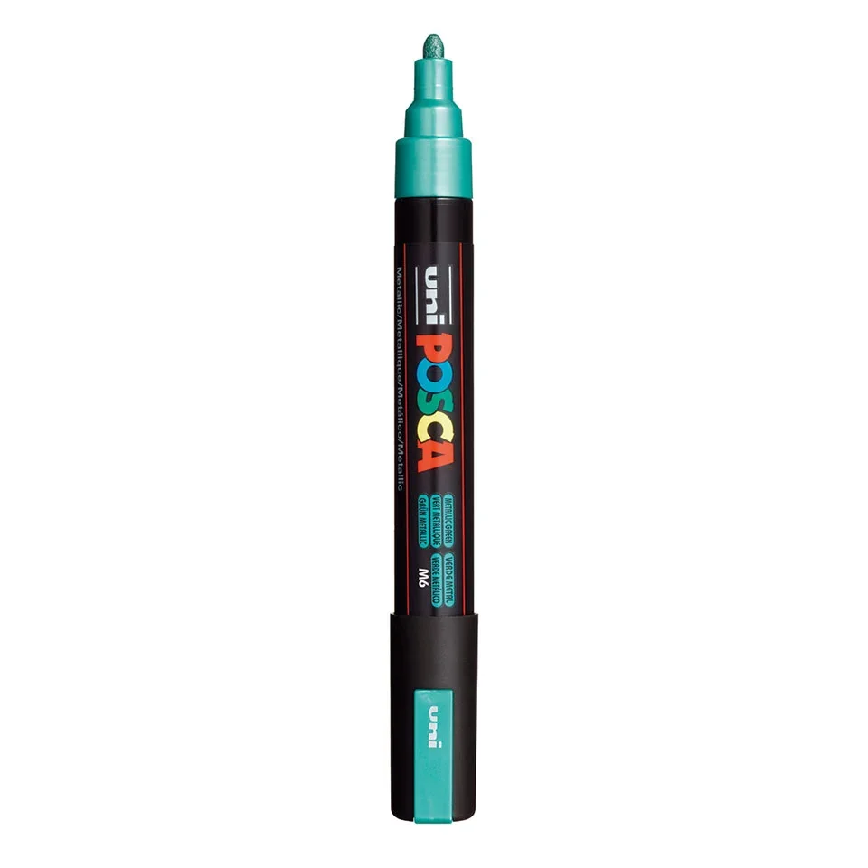 Posca PC-5M Verfstift Metallic Groen - Acrylmarker Medium
