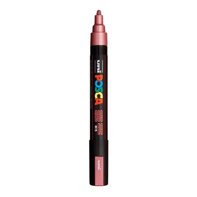 Posca PC-5M Verfstift Metallic Rood - Acrylmarker Medium
