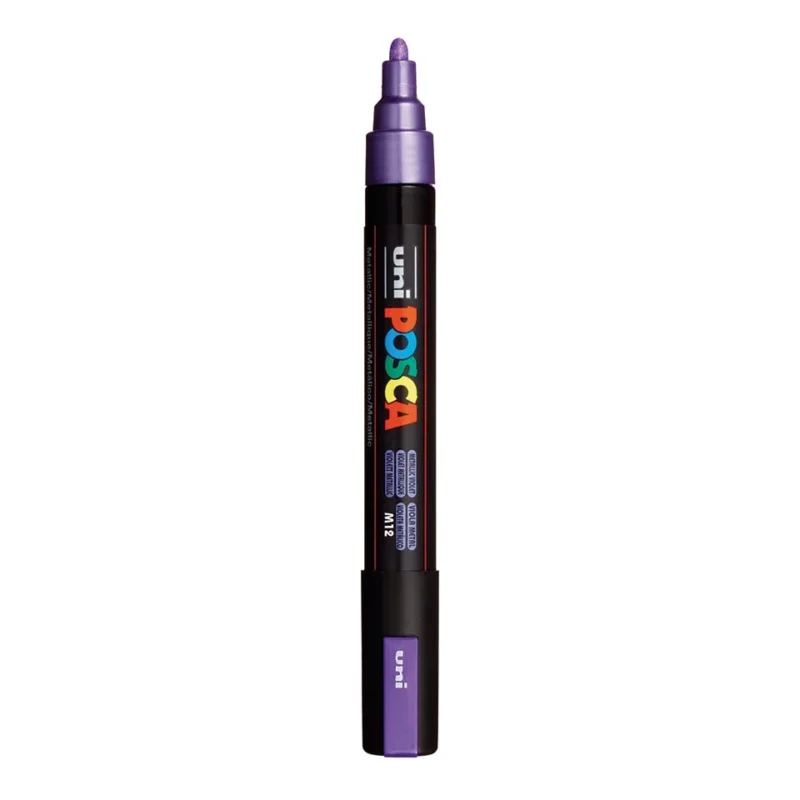 Posca PC-5M Verfstift Metallic Violet - Acrylmarker Medium