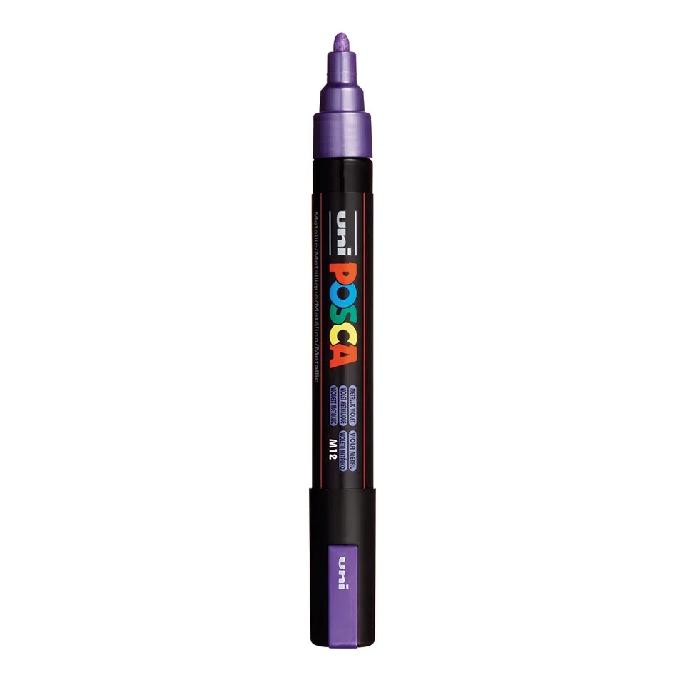 Posca PC-5M Verfstift Metallic Violet - Acrylmarker Medium