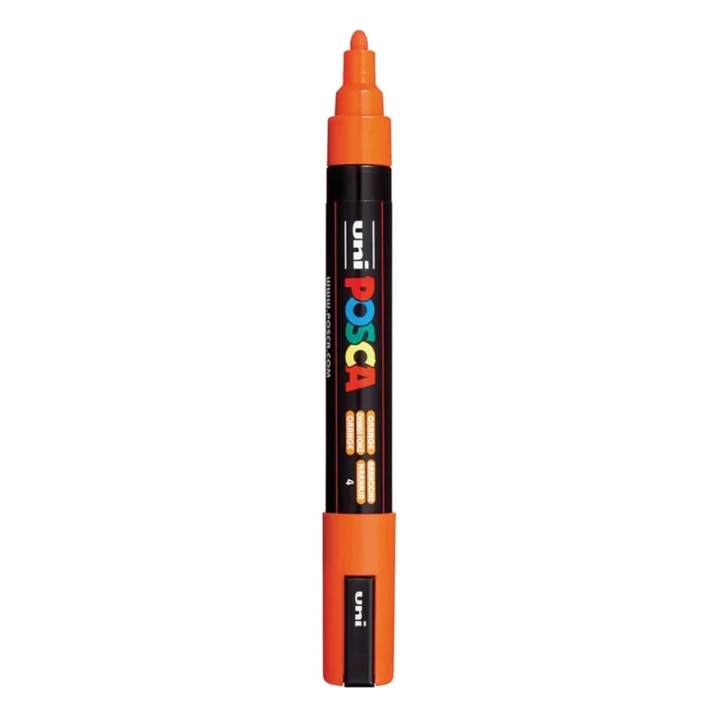 Posca PC-5M Verfstift Oranje - Acrylmarker Medium