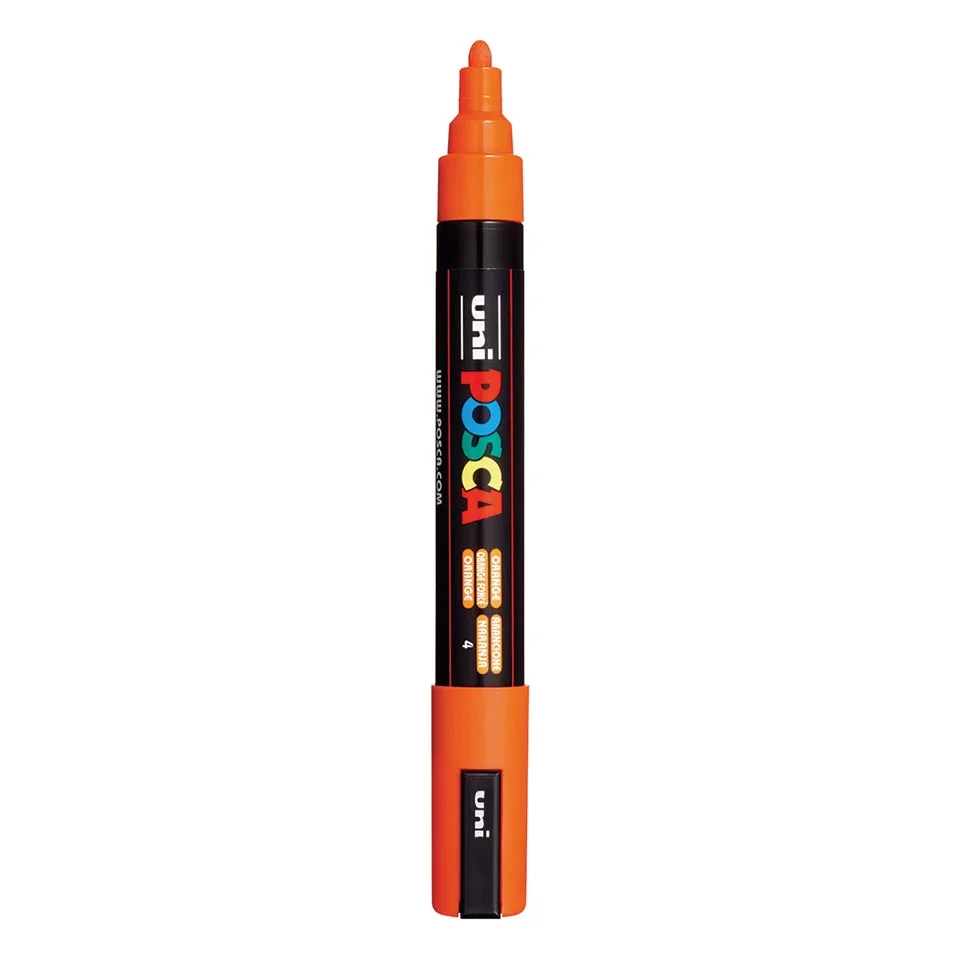 Posca PC-5M Verfstift Oranje - Acrylmarker Medium