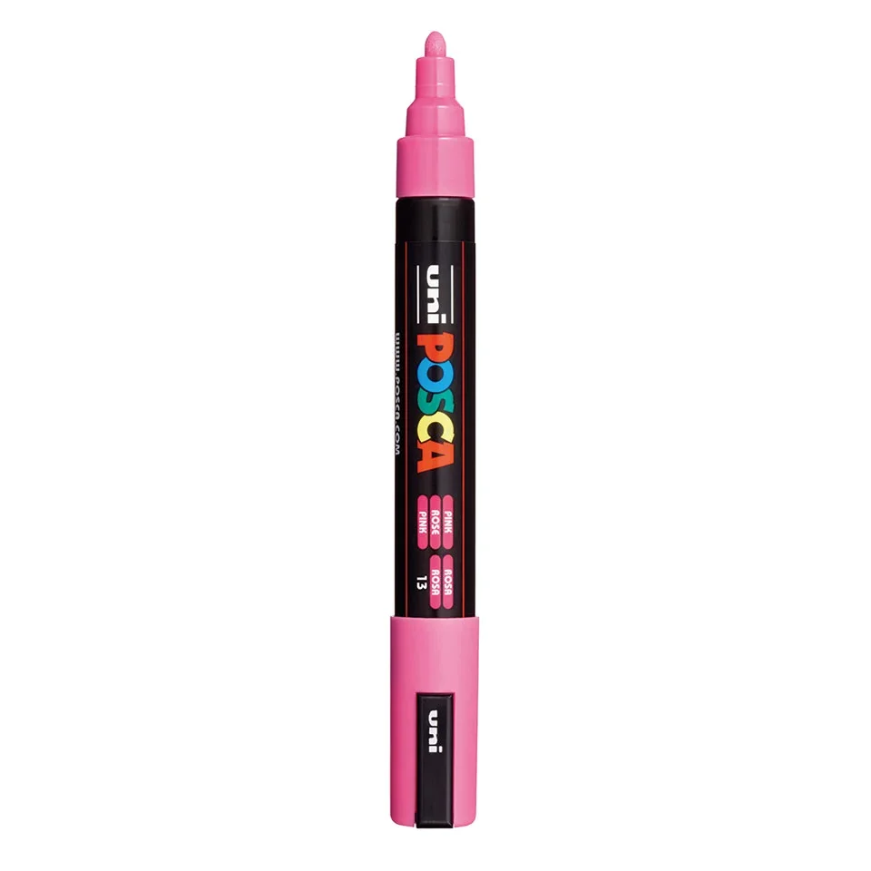 Posca PC-5M Verfstift Roze - Acrylmarker Medium