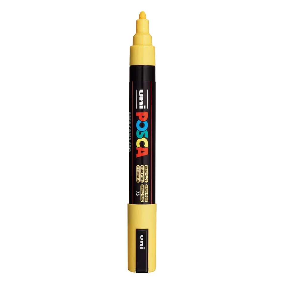 Posca PC-5M Verfstift Stro Geel - Acrylmarker Medium