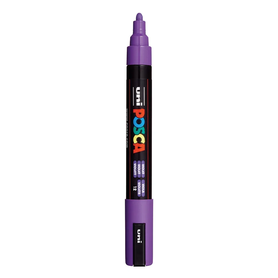 Posca PC-5M Verfstift Violet - Acrylmarker Medium