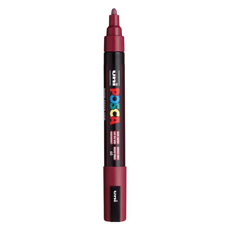 Posca PC-5M Verfstift Wijn Rood - Acrylmarker Medium