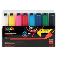 Posca PC-7M Verfstift Set Standaard Kleuren 8 Stuks - Acrylmarker 5mm