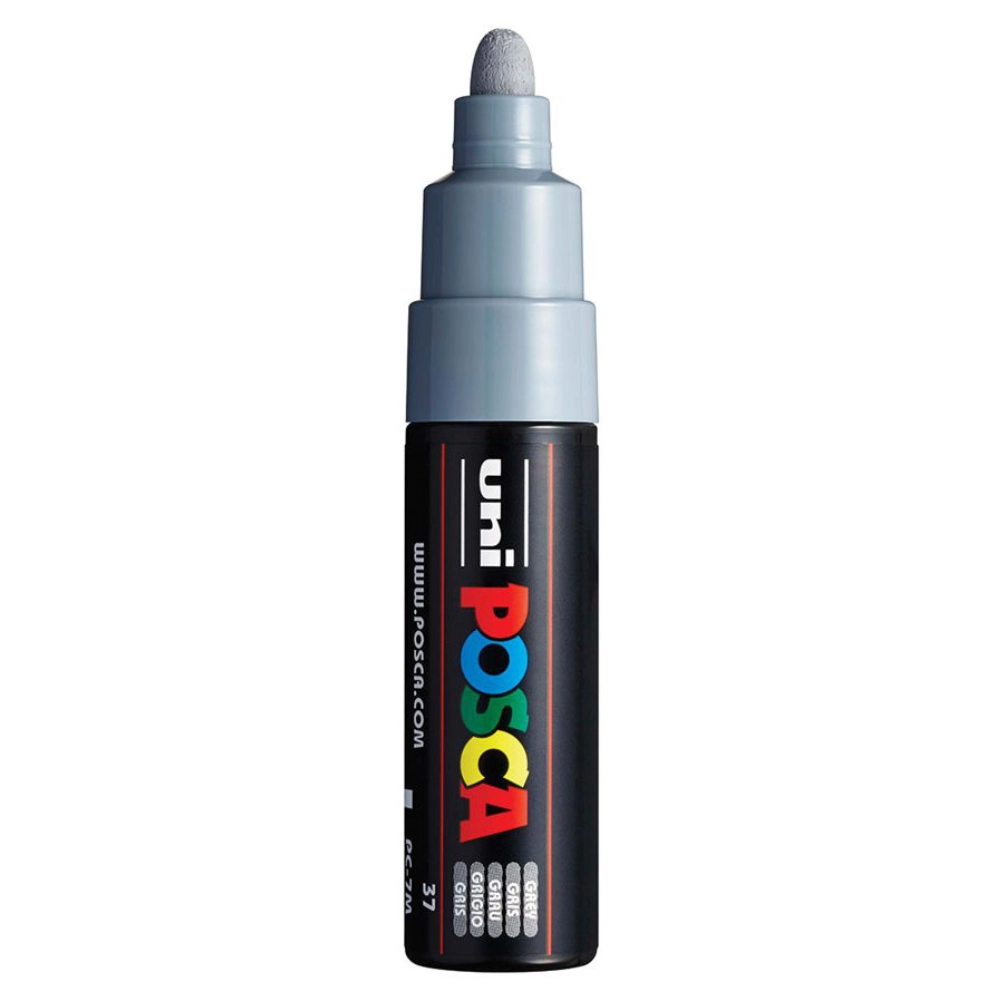 Posca PC-7M Verfstift Grijs - Acrylmarker 5mm
