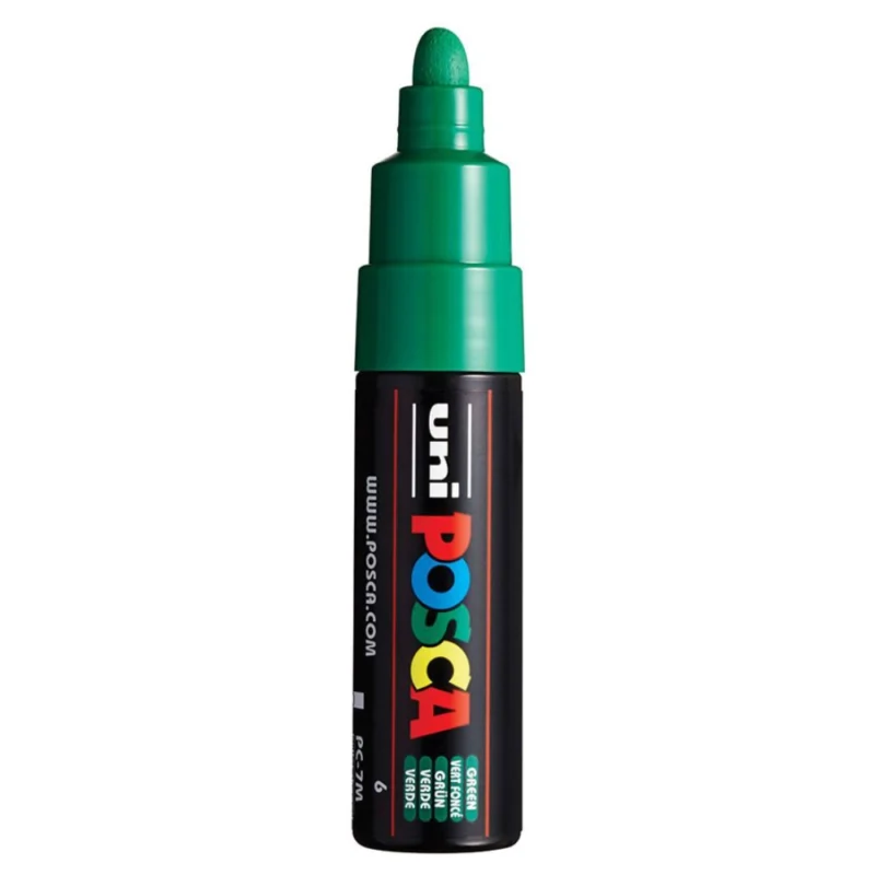 Posca PC-7M Verfstift Groen - Acrylmarker 5mm